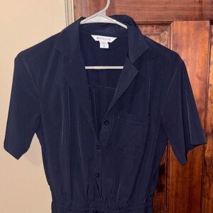 Athleta avenue romper in navy